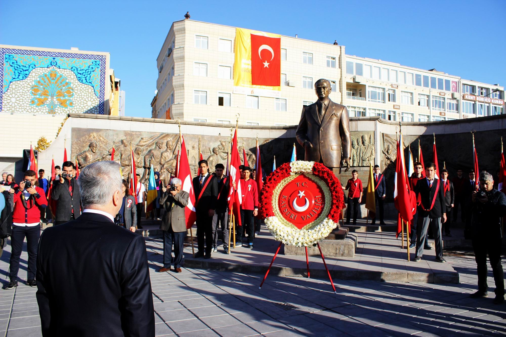 Atatürk ölümünün 78. yılında Kayseri’de anıldı