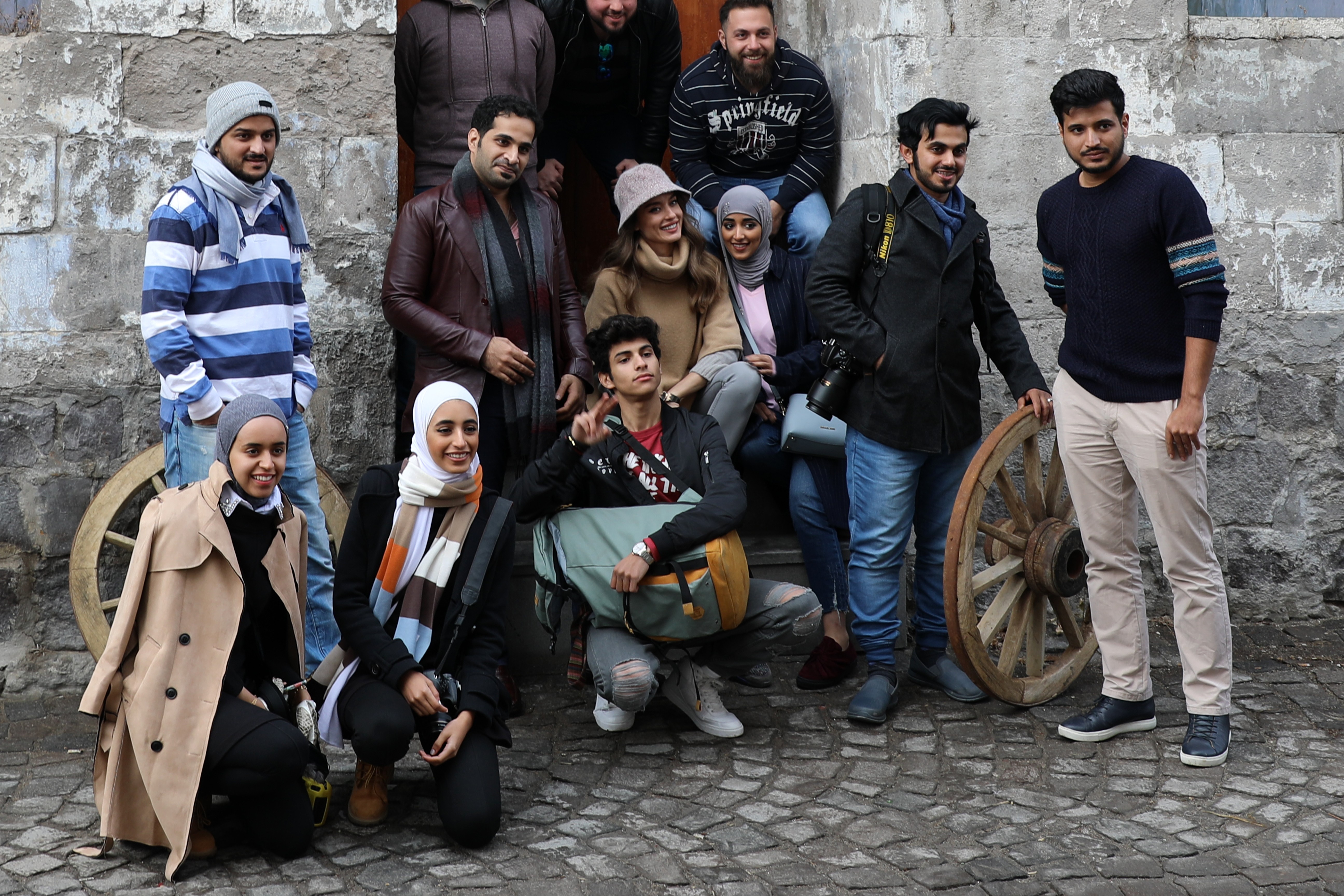 İnternet fenomeni Arap turistler Talas’ı gezdi