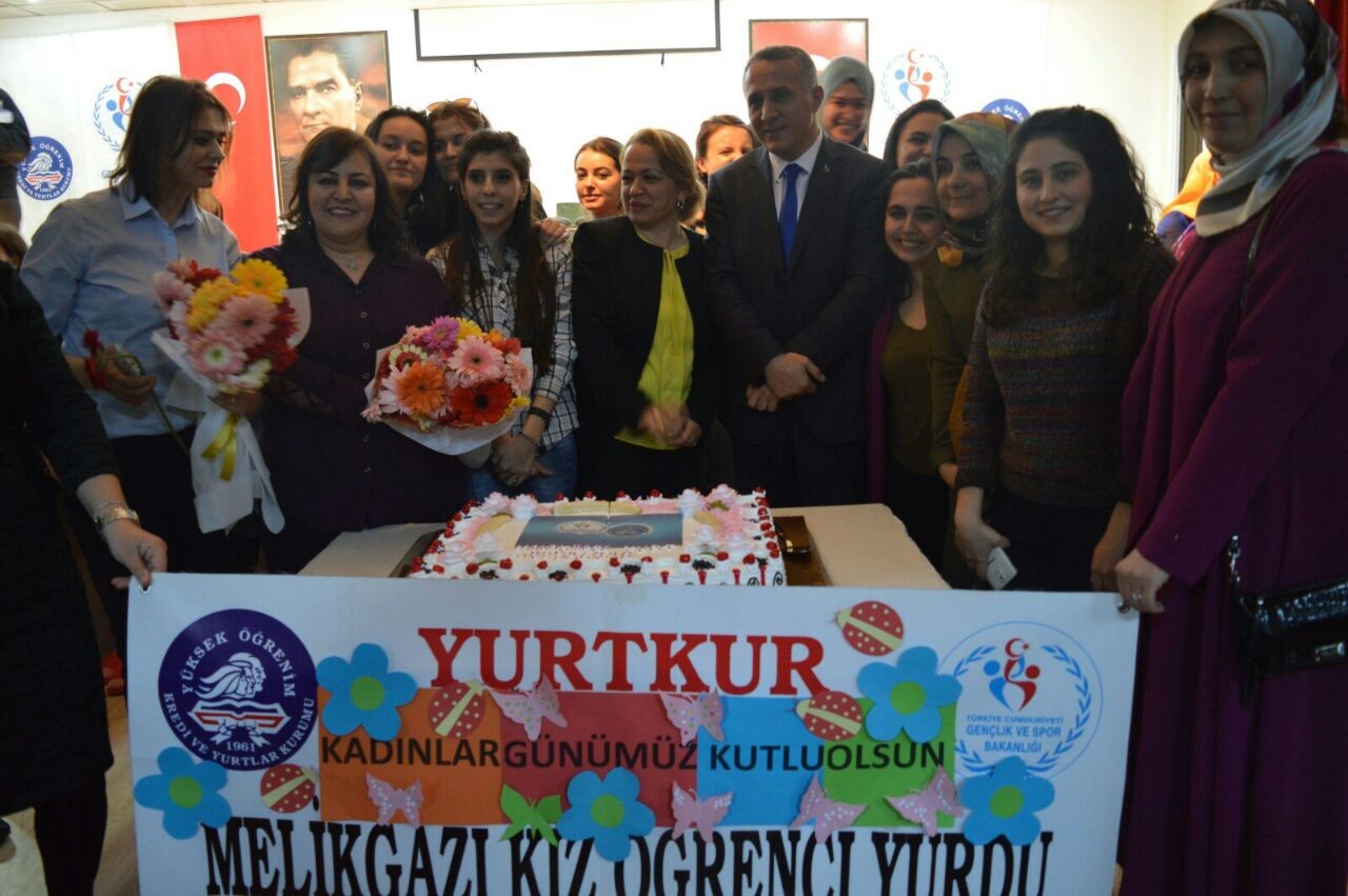 Melikgazi Kız Öğrenci Yurdu’nda kutlama