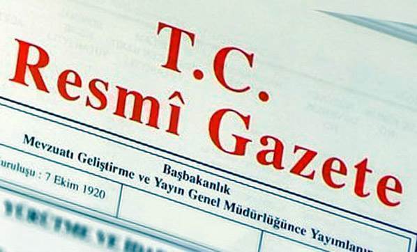 Atama Karaları Resmi Gazete’de yayınlandı