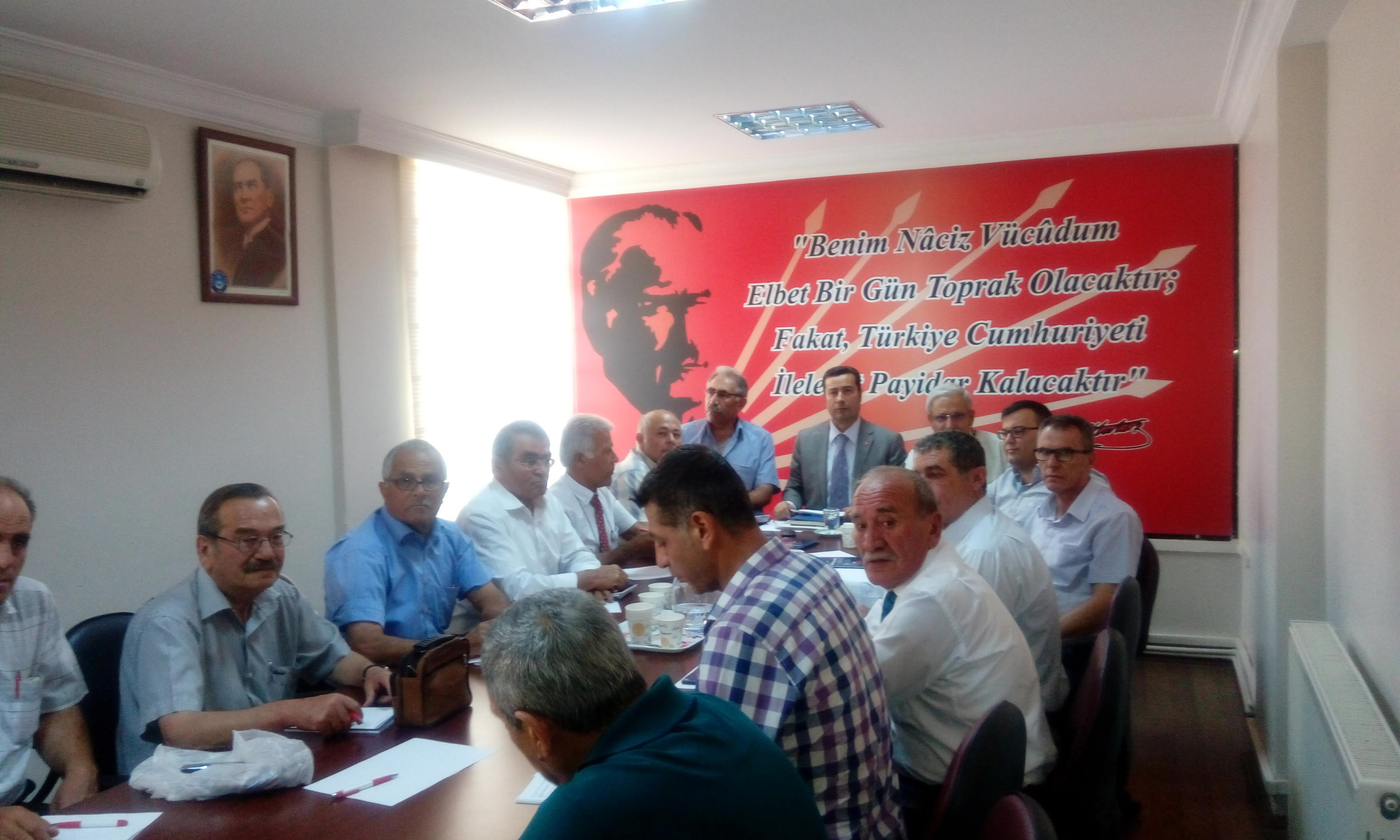 CHP Kayseri İl Başkanlığı’nda İlçe Başkanları Toplantısı Yapıldı