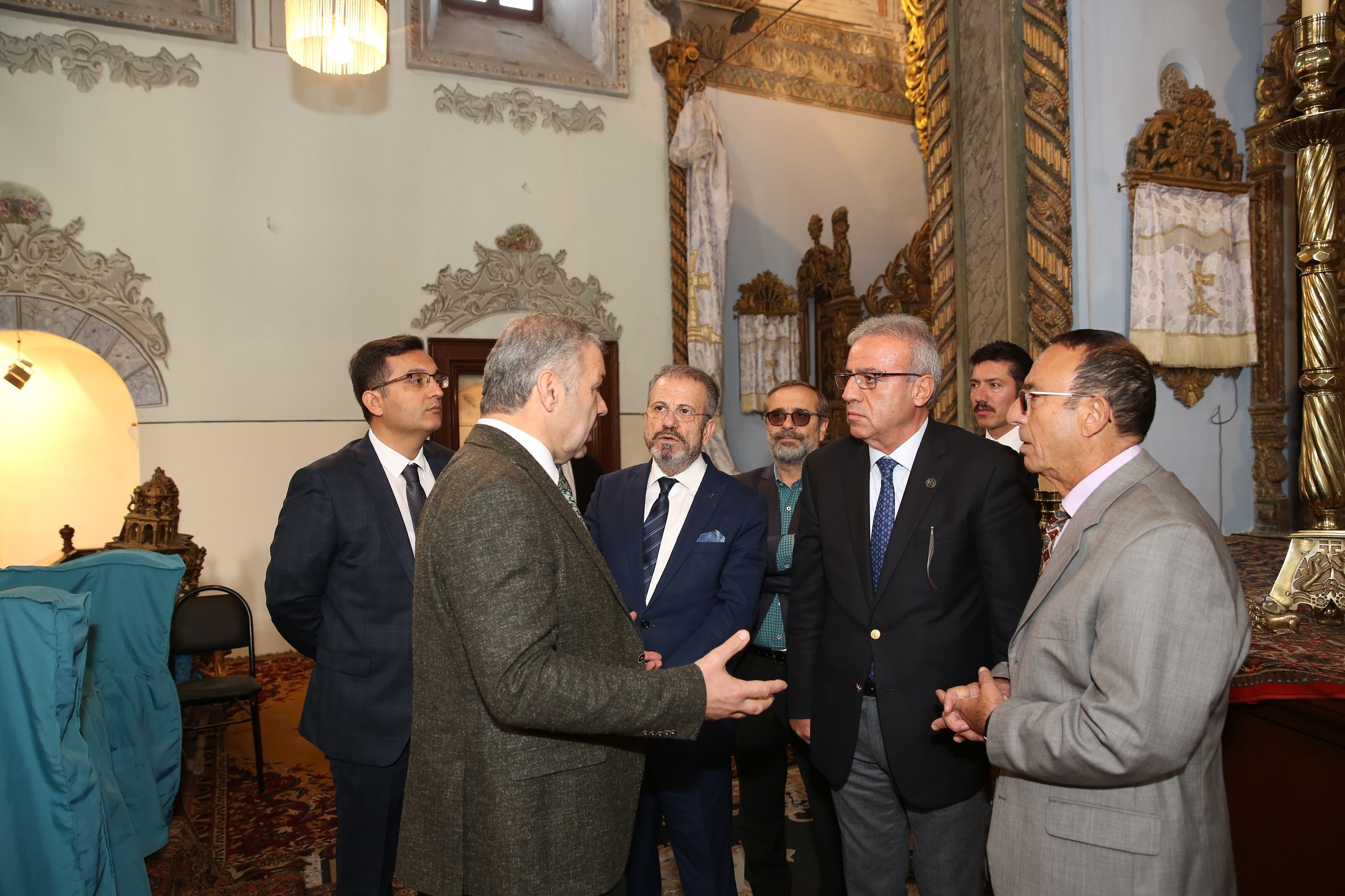 Başkan Çelik, Kayseri Kilisesi Vakfı temsilcileriyle görüştü
