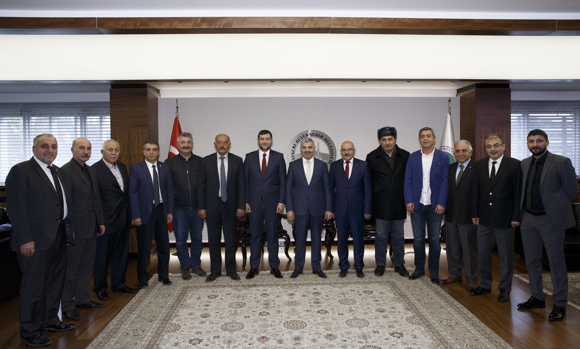 Başkan Çelik, MHP İl Başkanı Ersoy ve MHP’nin meclis grubu ile görüştü