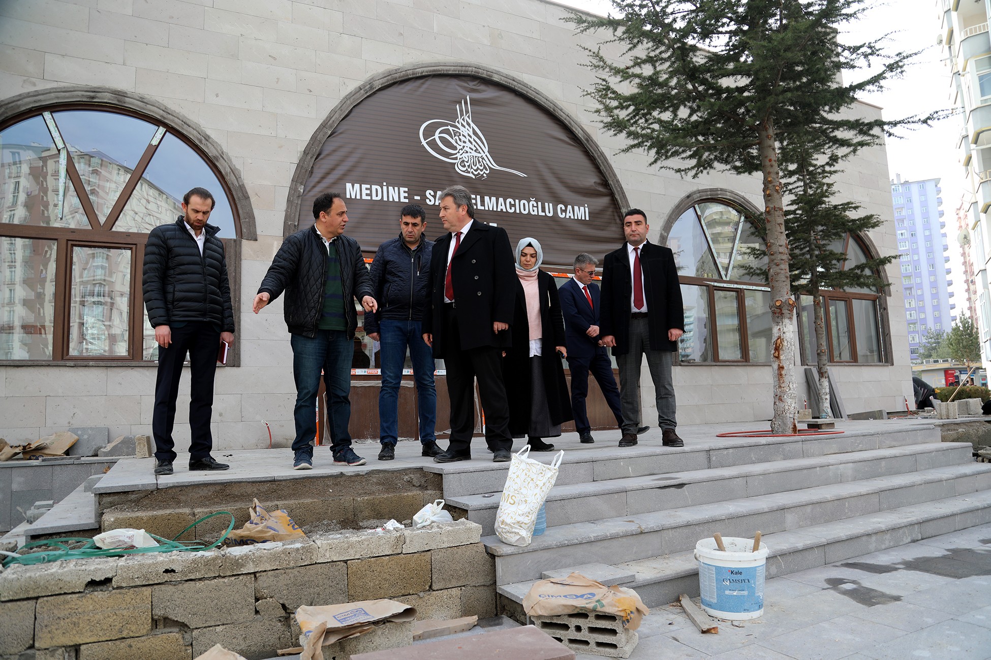 Medine-Sami Elmacıoğlu Camii’nde son rötuş