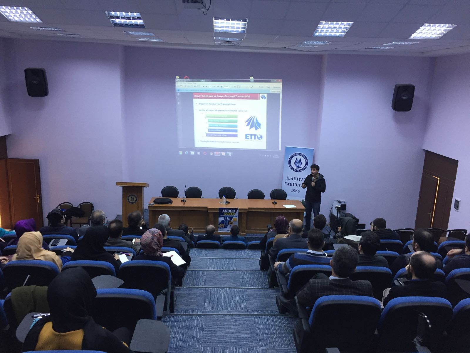 Erciyes TTO’dan İlahiyat Fakültesi akademisyenlerine Tübitak eğitimi