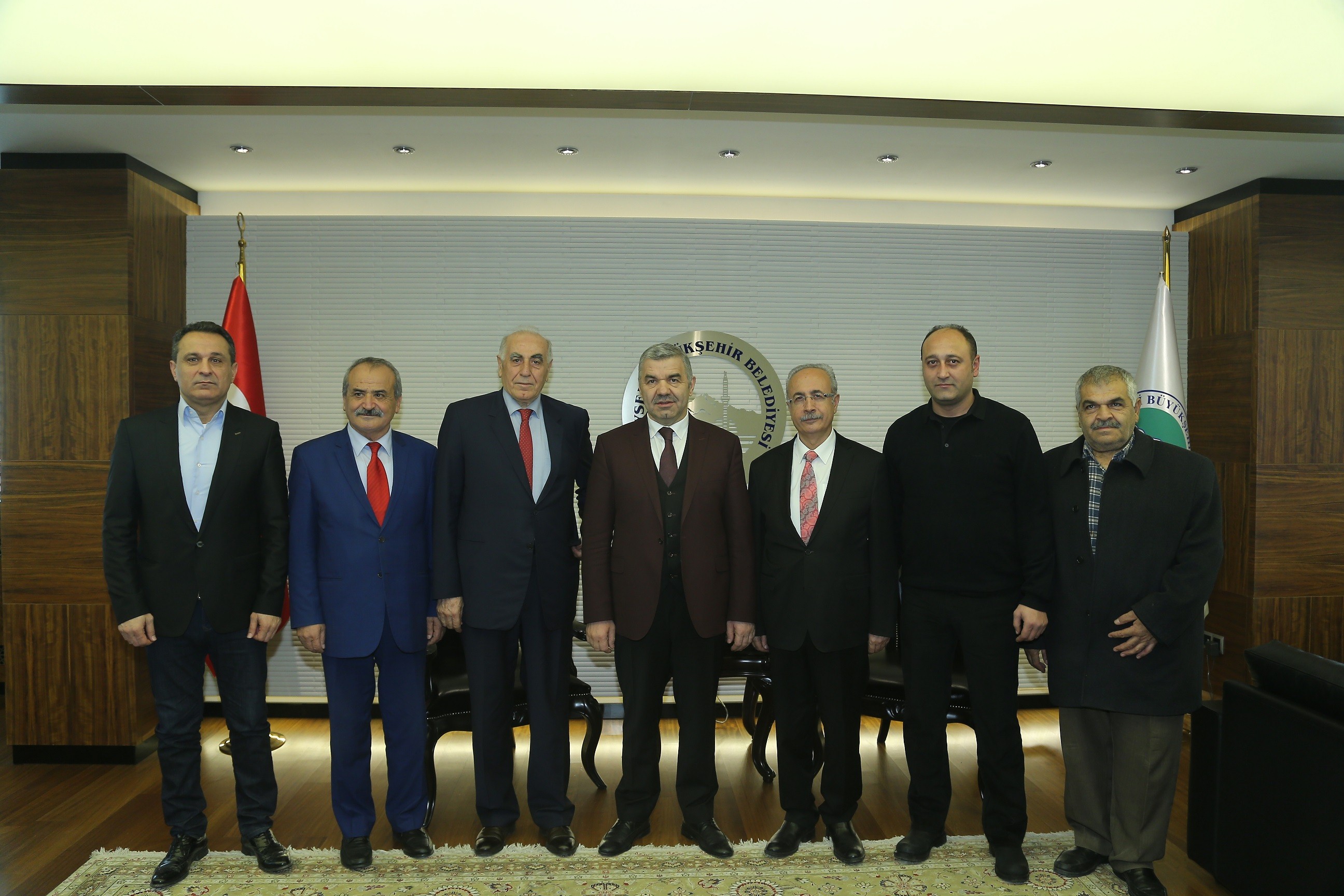 Alevi Vakıflar Federasyonu Başkan Çelik’i ziyaret etti