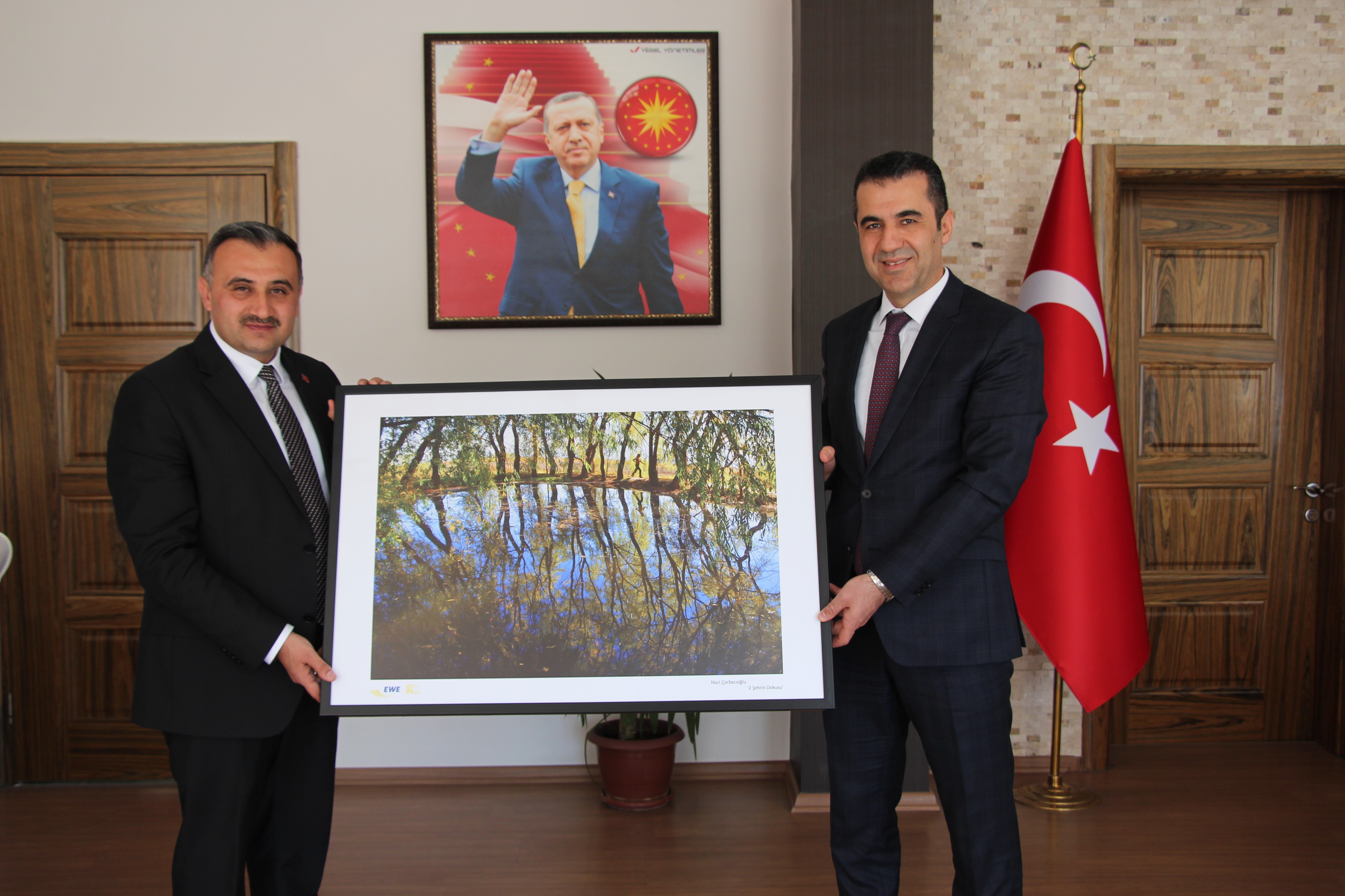 Kayseri-Gaz Genel Müdürü Adem Dincay’dan Başkan Cabbar’a ziyaret