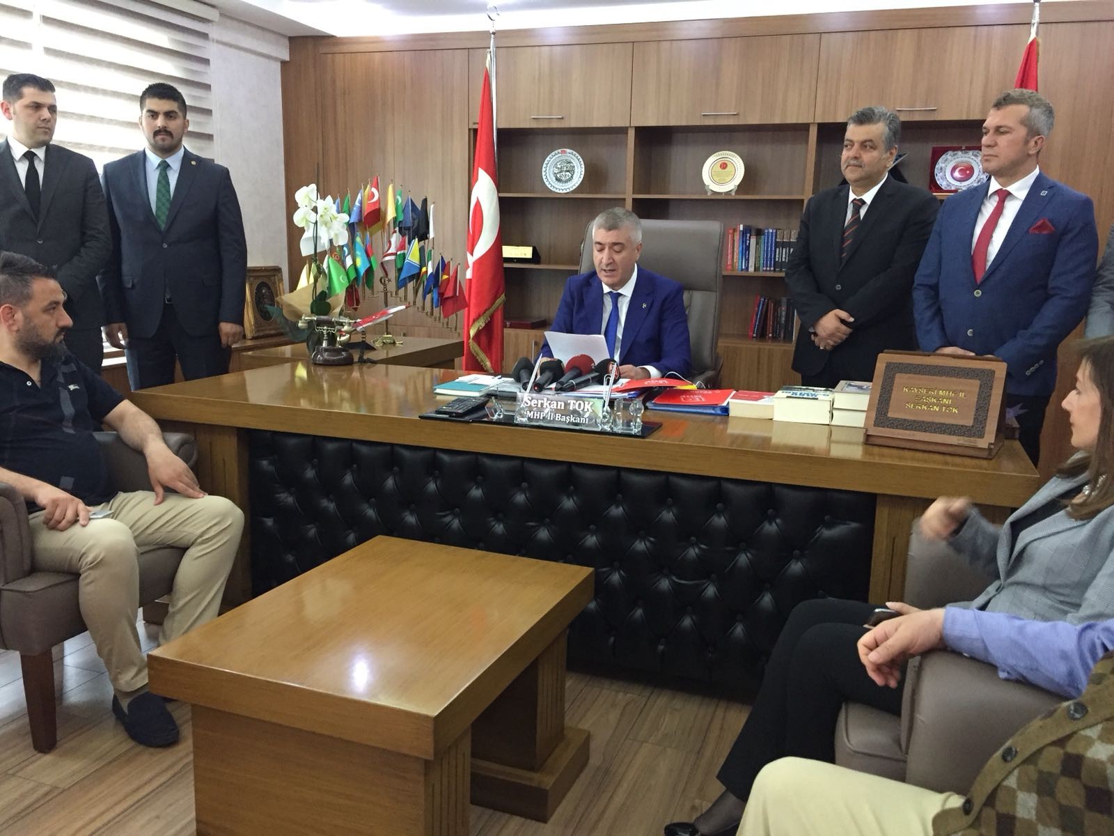 MHP Milletvekili adaylarını açıklayan İl Başkanı Serkan Tok, “Aday listemiz ile birlikte Kayseri’de oy patlaması yapacağız”