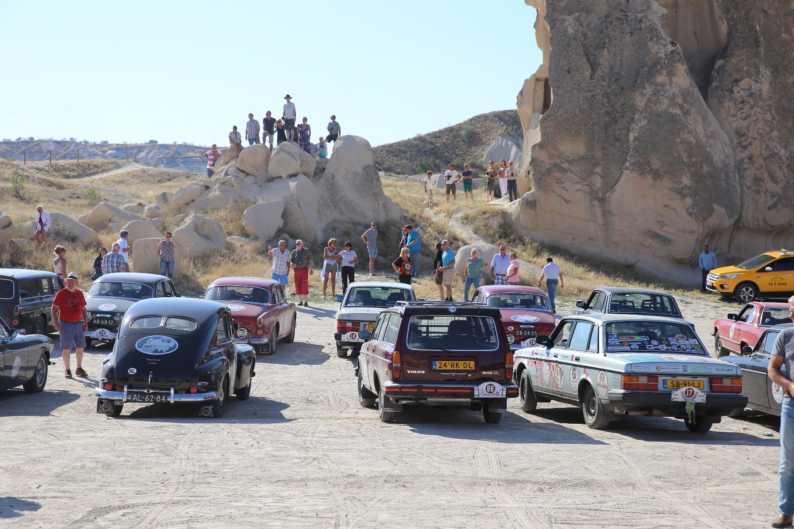 Klasik otomobiller Kapadokya’da buluştu