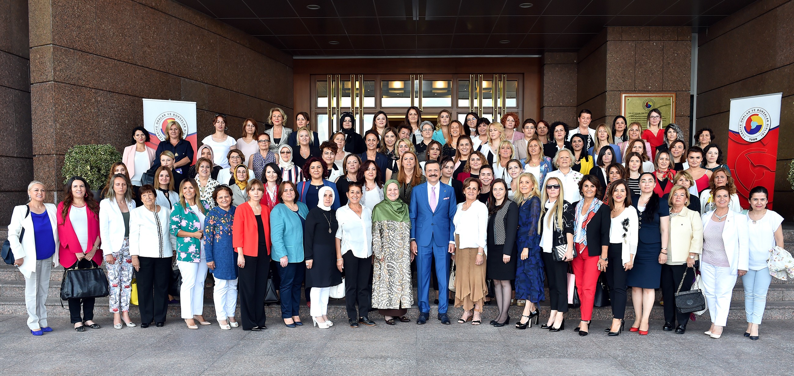 TOBB Kadın Girişimciler Kurulu, TOBB Başkanı Rifat Hisarcıklıoğlu’nu Ziyaret Etti