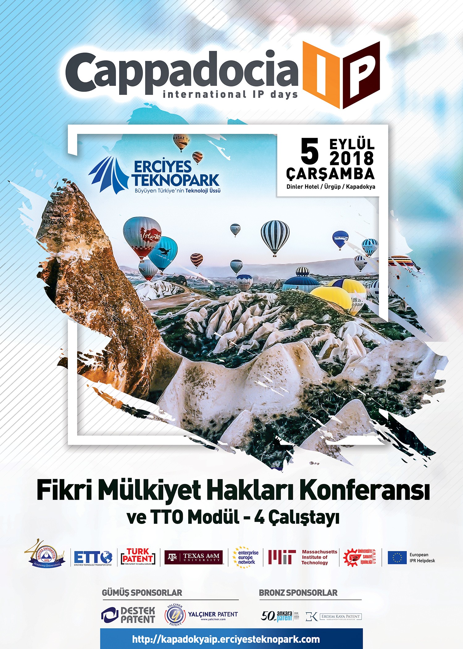 ‘Kapadokya Uluslararası IP Günleri 2018’in 3’üncüsü yapılacak