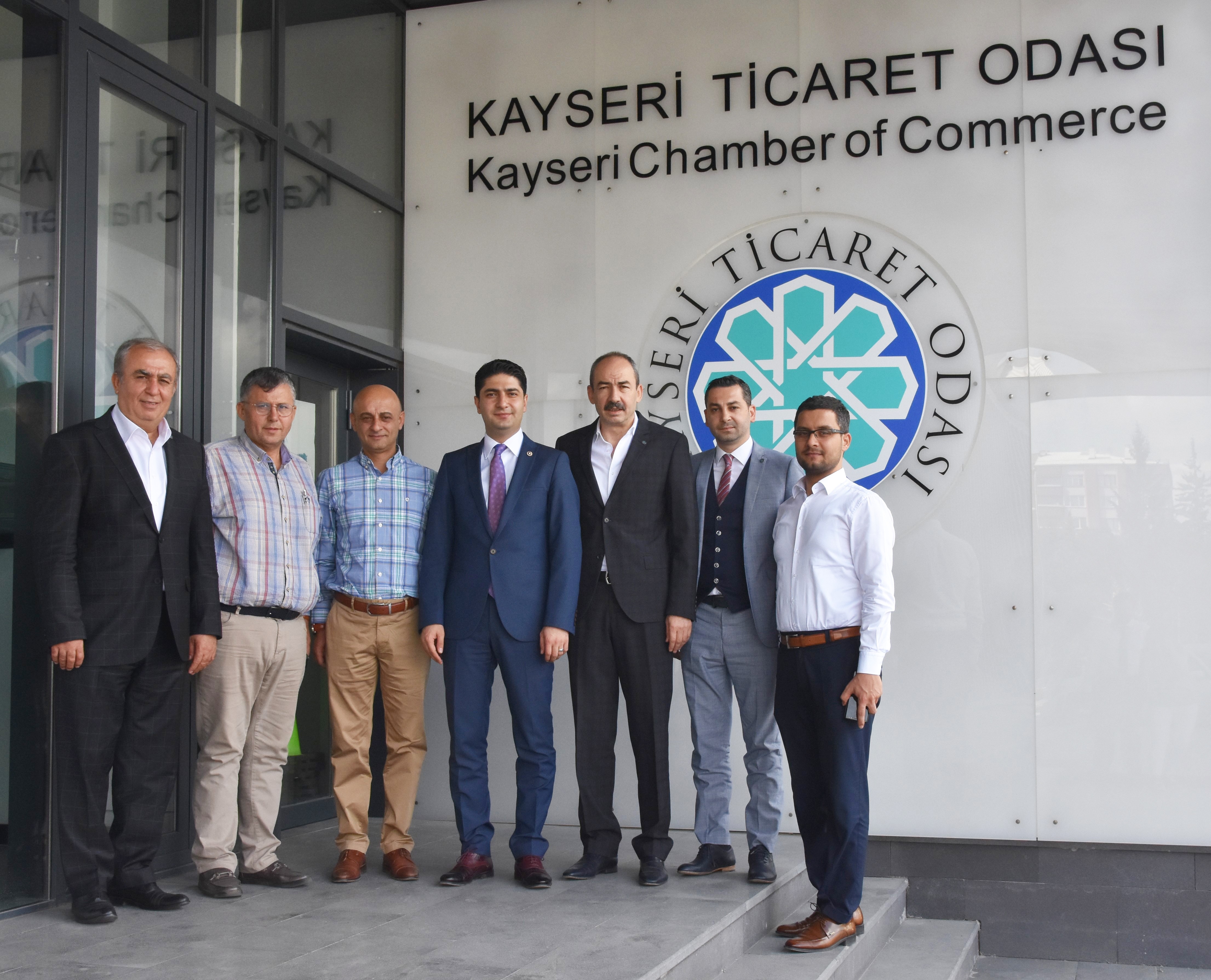 MHP Kayseri Milletvekili İsmail Özdemir’den KTO’YA Ziyaret