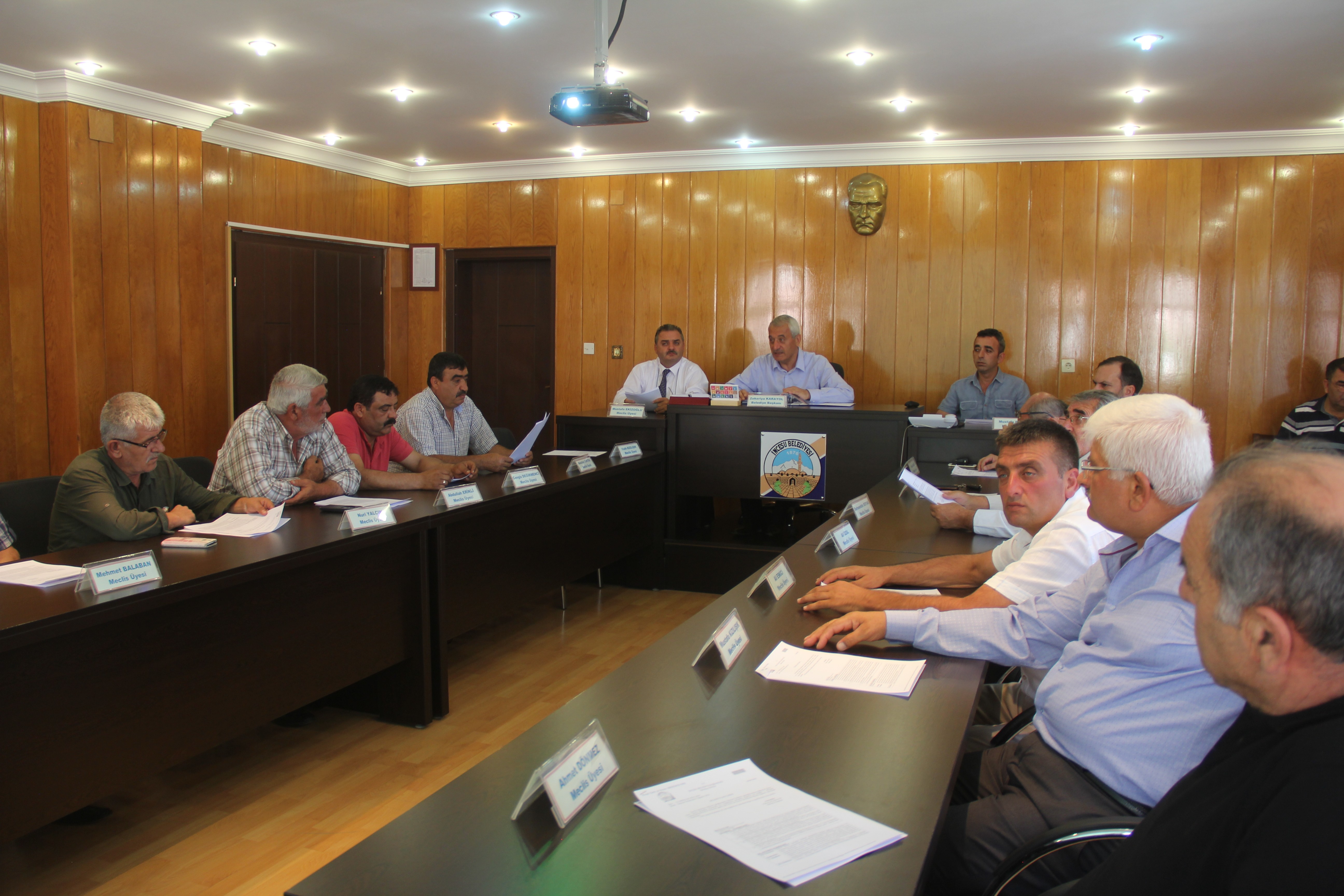 İncesu Belediyesi Ağustos ayı meclis toplantısı yapıldı