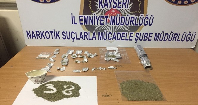 Kayseri’de uyuşturucu operasyonları: 11 gözaltı