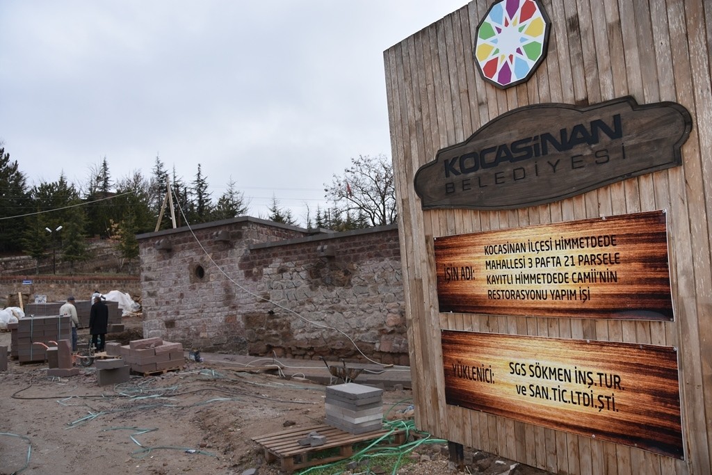 Kocasinan Belediyesi, 8 asırlık camiyi restore ediyor