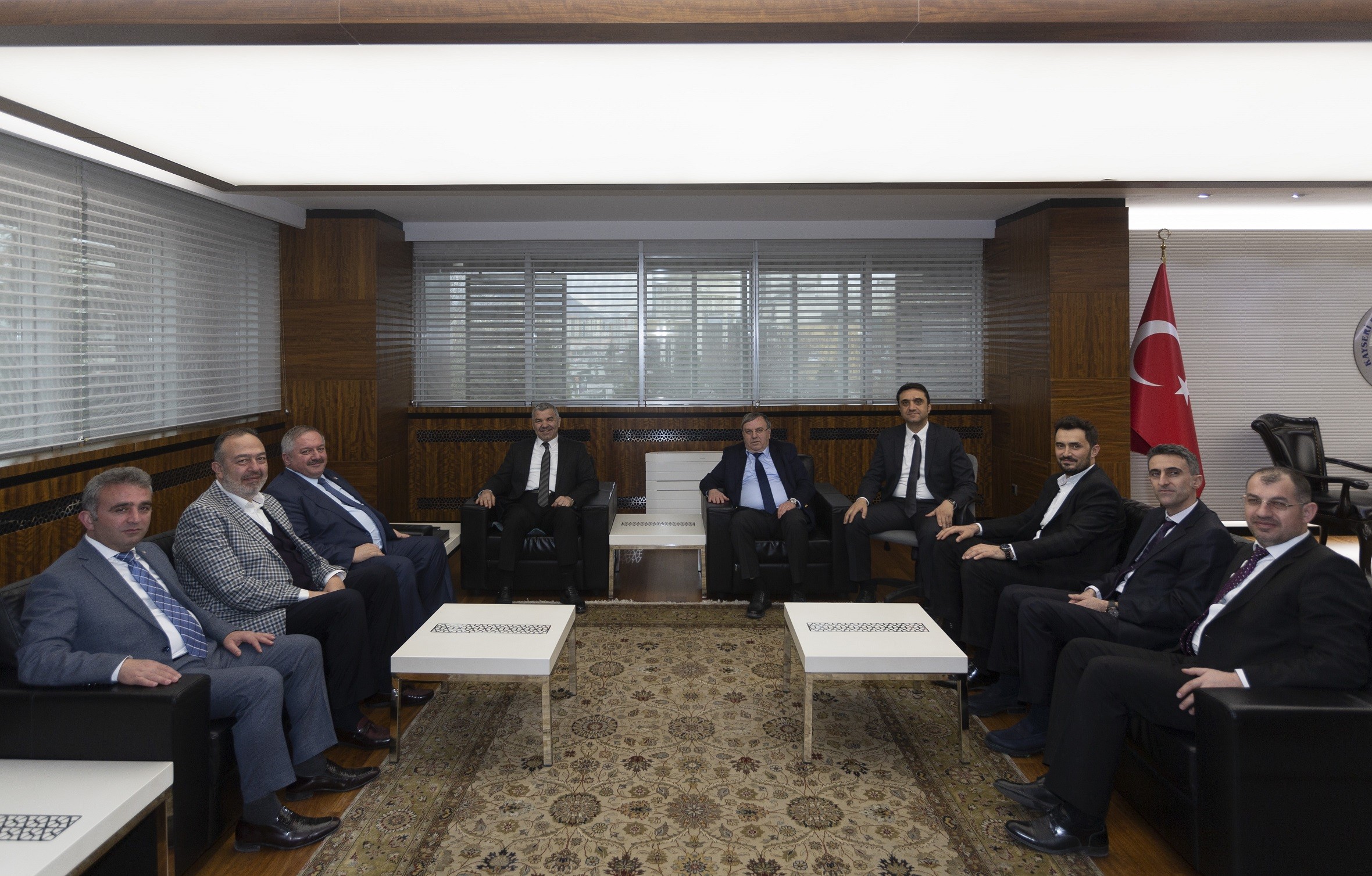 Kayseri OSB’nin yeni yönetimi Başkan Çelik’i ziyaret etti