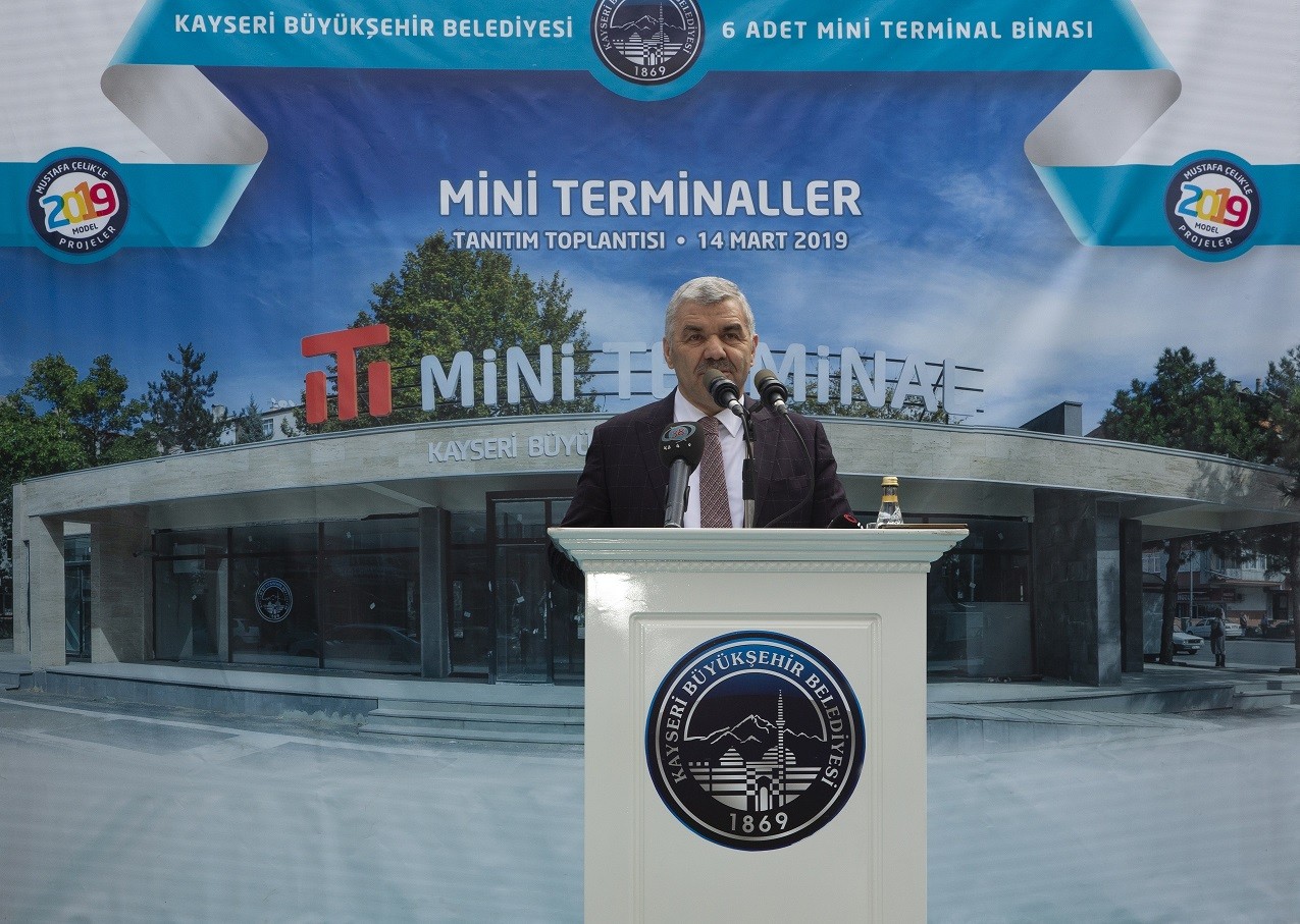 Başkan Çelik, şehrin farklı bölgelerindeki mini terminalleri tanıttı