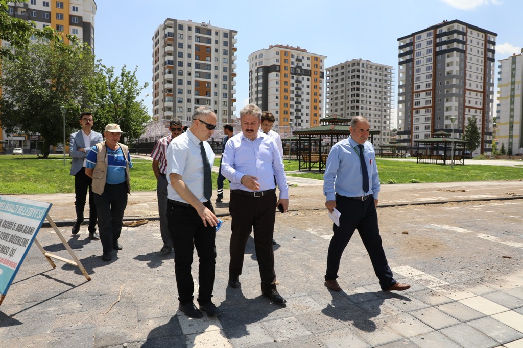 Başkan Palancıoğlu Kentsel Dönüşüm çalışmalarını inceledi