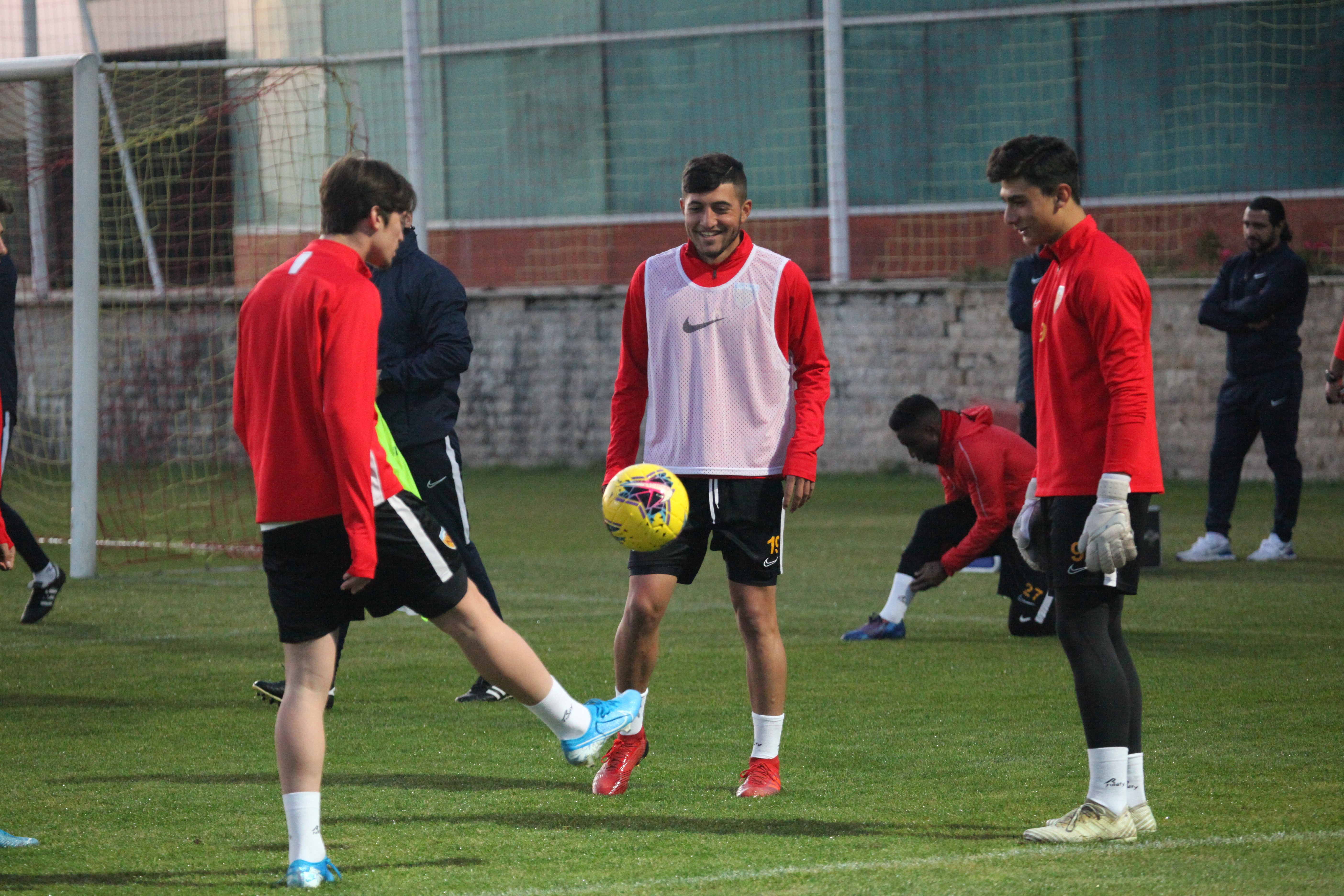 Kayserispor, Sivasspor maçının hazırlıklarını sürdürdü