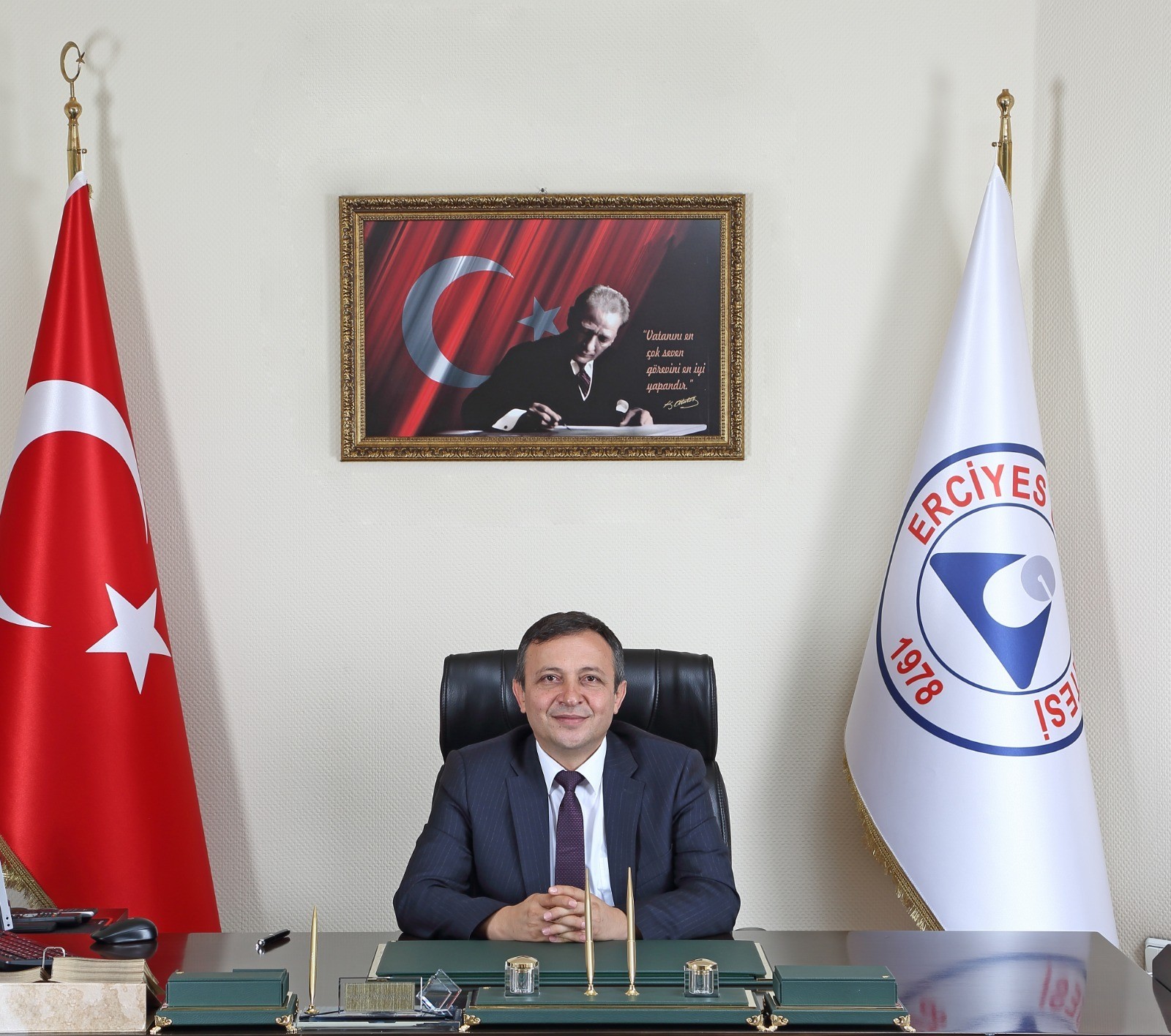 ERÜ Rektörü Prof. Dr. Mustafa Çalış:”Sınavlar yüz yüze yapılacak”