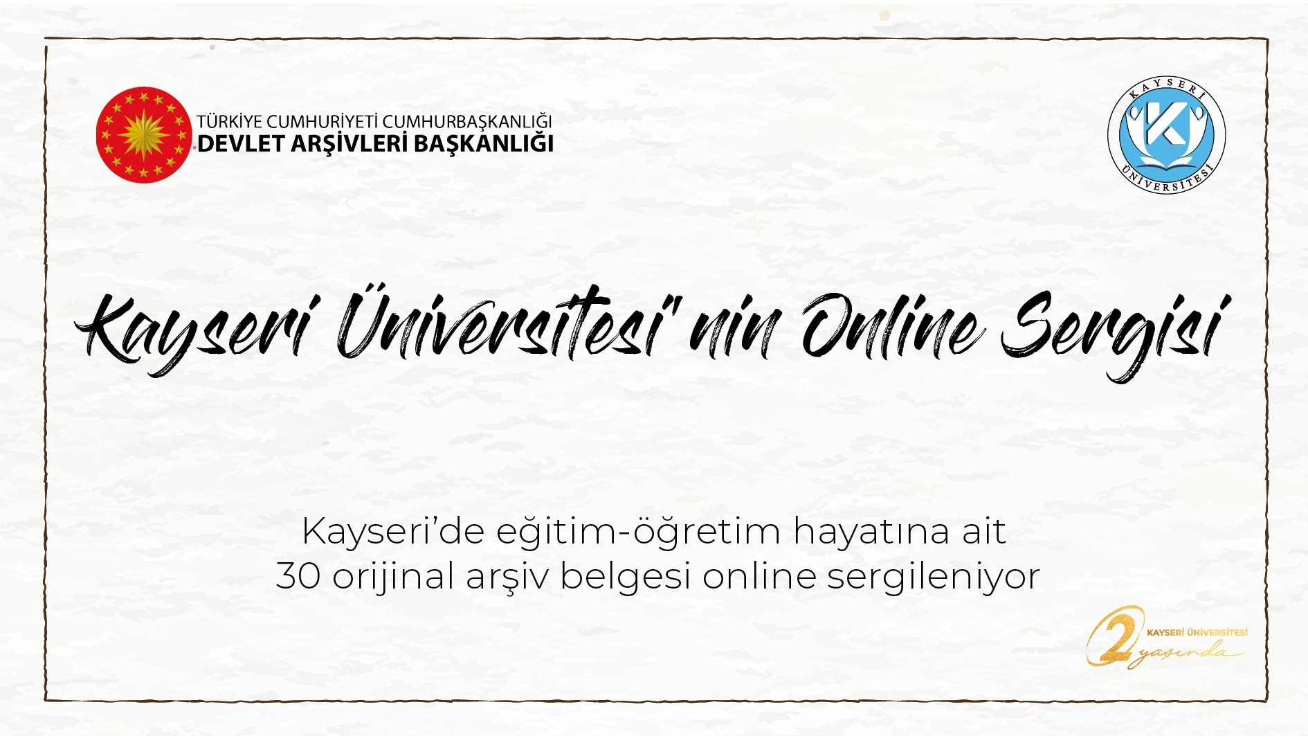 Kayseri Üniversitesi’nden Online Sergi