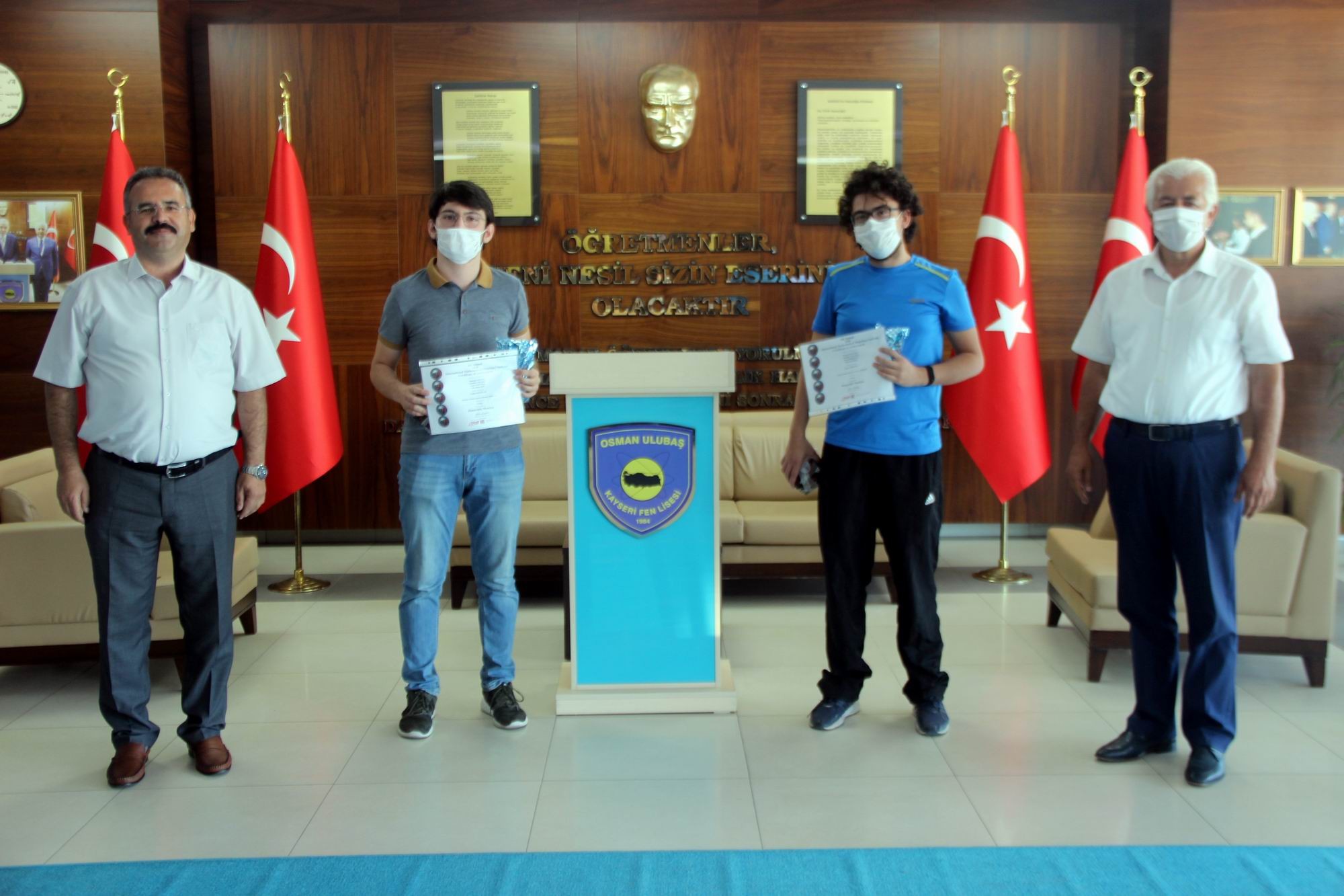 Osman Ulubaş Kayseri Fen Lisesi’nden Uluslararası başarı